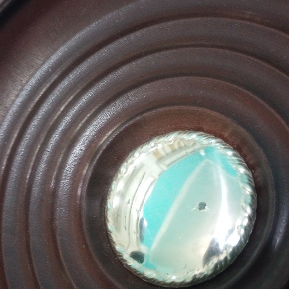 Vintage Wine Coaster-Rare Ancanthus EPM with Glass Insert - Picture 10 of 11